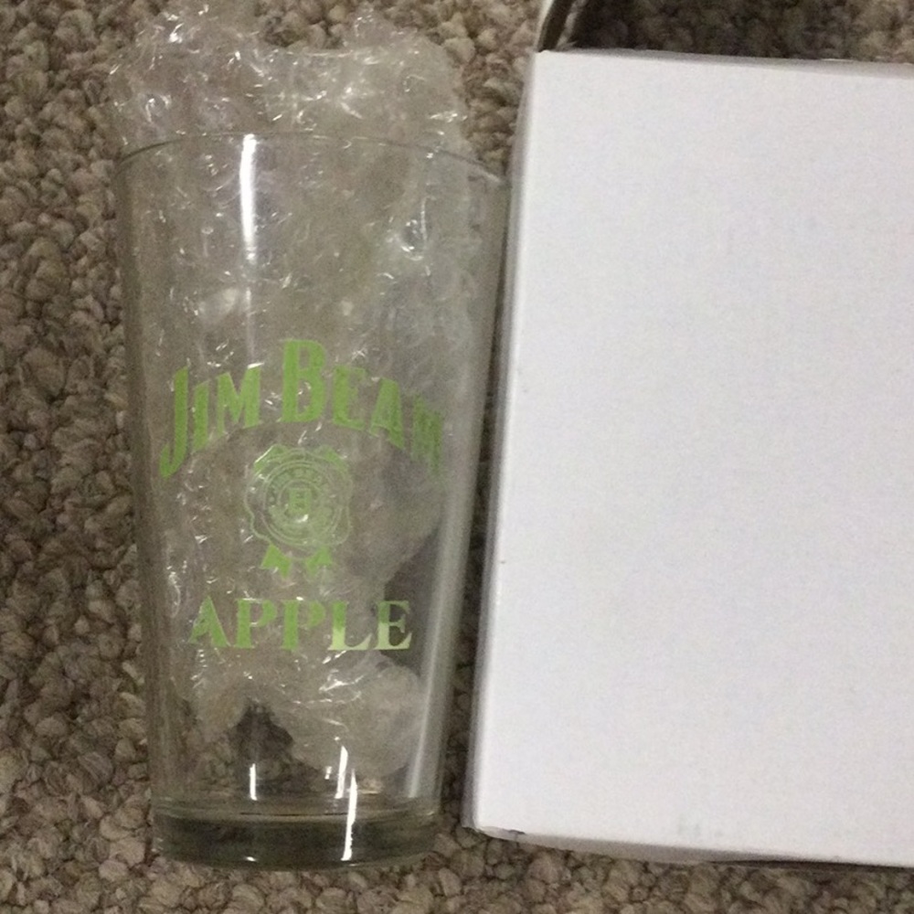 NIB Jim Beam Apple Glass